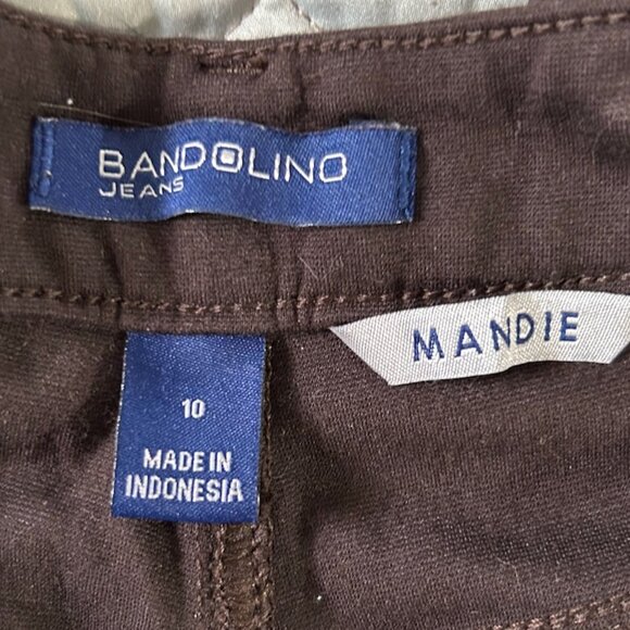 Bandolino "Mandie" Deep Brown Slacks, Size 10 - Picture 5 of 6